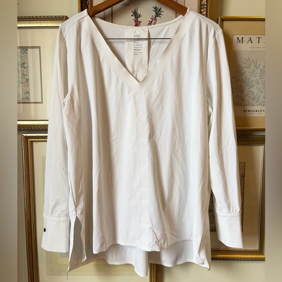 ADAY Something Tailored Shirt White Large - Picture 5 of 12